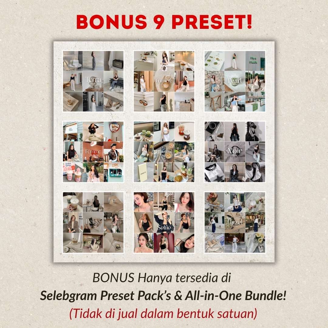 ALL-IN-ONE PRESETS BUNDLE 98 COLLECTIONS [1000+ PRESETS]