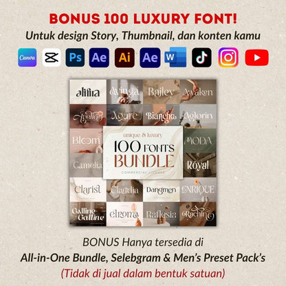 ALL-IN-ONE PRESETS BUNDLE 98 COLLECTIONS [1000+ PRESETS]