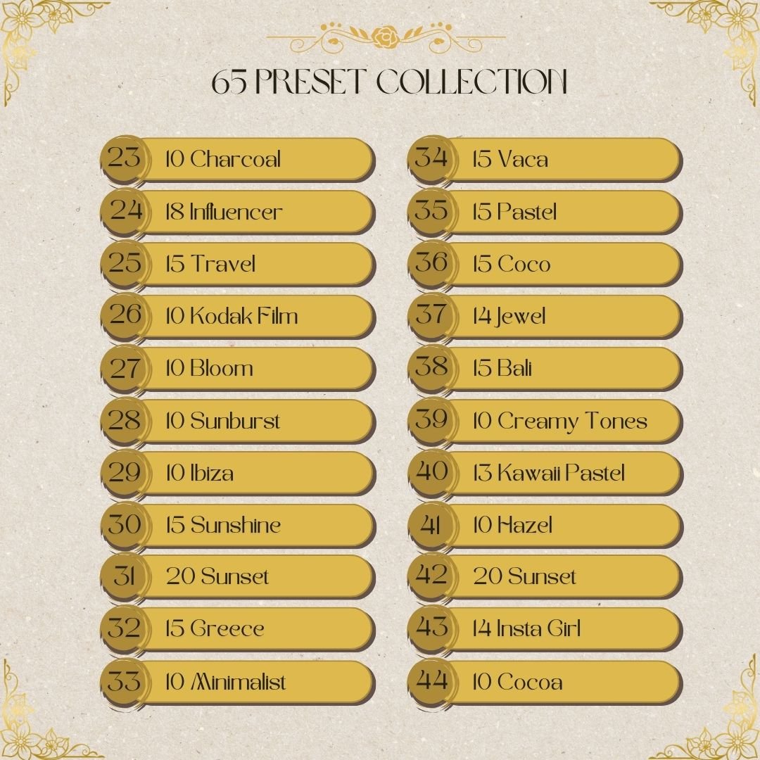 ALL - IN - ONE PRESETS BUNDLE 65 COLLECTIONS [800+ PRESETS] - ArtistryTone